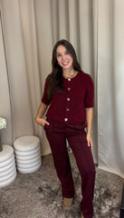Lina Knit Bordeaux