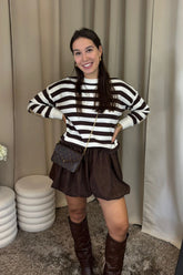 Chocolate Stripe Sweater