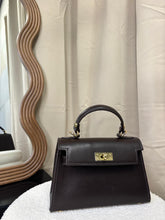 Harley Chocolate Bag with a luxurious leather finish