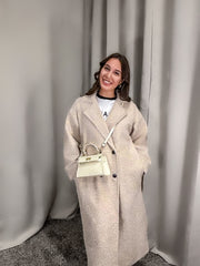 Premium quality beige coat for every occasion