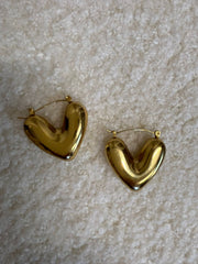 V Oorbellen Goud