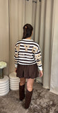 Chocolate Stripe Sweater