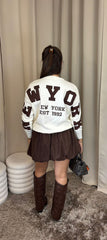 Chocolate Boucle Sweater