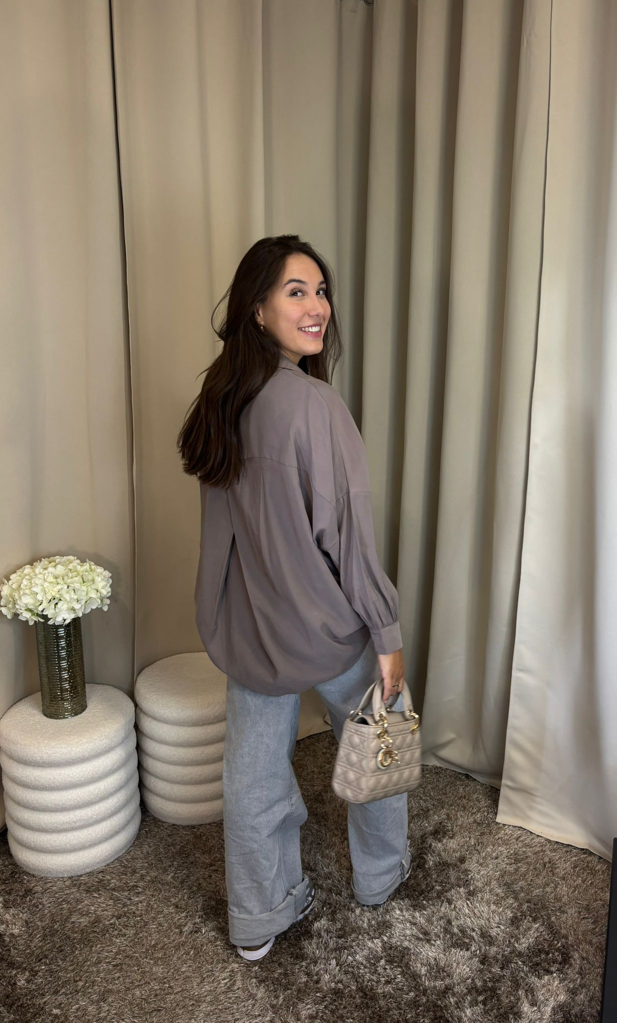 Niya Grey Blouse