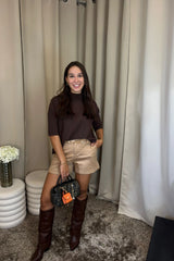 Chocolate Knit