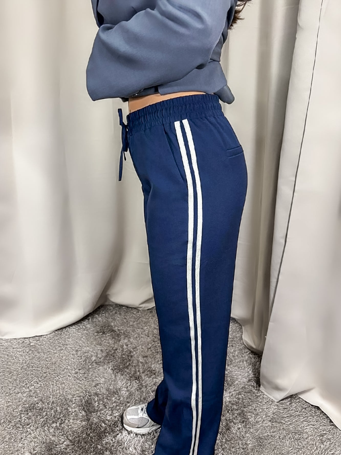 Comfortable Striped Pants by Ambika